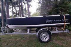 Our tenders are easily fitted into trailers, have a little boat on the go