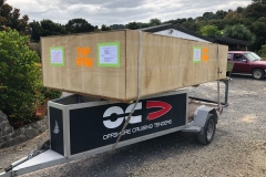 Custom crate built in house and shipped all over the world