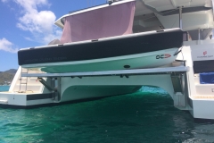 Fountaine Pajot Hydraulic platform