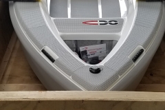 Custom in house built crates for international shipping guarantee excellent protection for your tender.