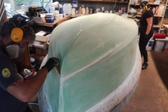 Many hours and many hands at work