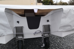 overall cover transom tie up