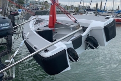 light weight davits work well with our light weight tenders.